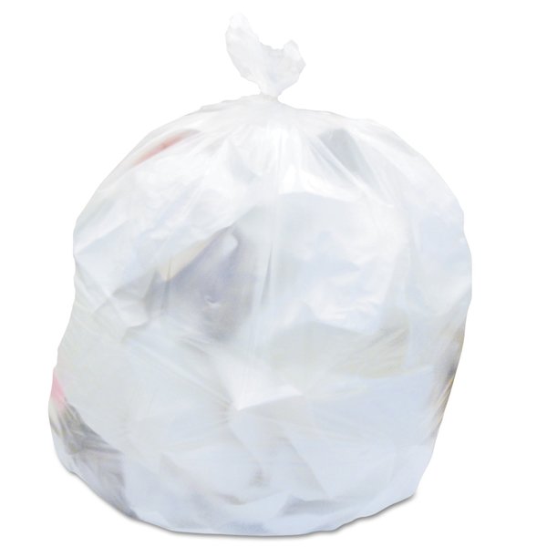 Heritage 16 gal Trash Bags, 24 in x 31 in, Standard-Duty, 6 microns, Natural, 1000 PK V4831RN R01